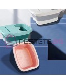 Сгъваема вана за крака с масаж и поставка за телефон